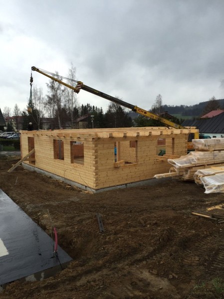 Moderní roubenky - roubenka z finské lepené borovice